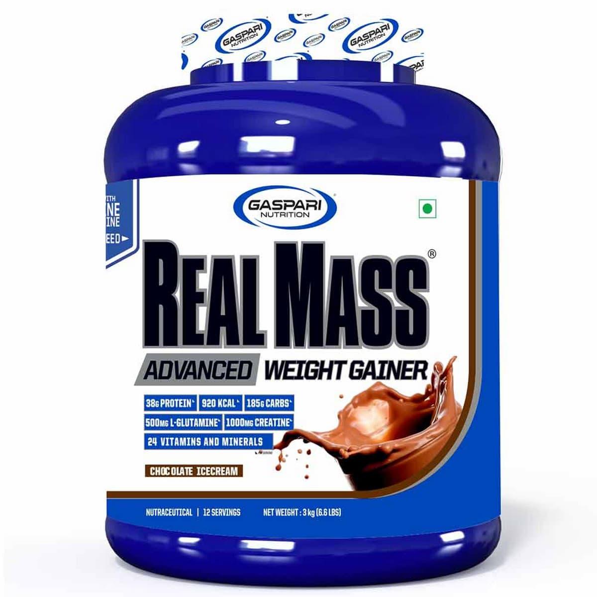 Гейнер Gaspari Nutrition Real mass Chocolate 2270 г Гейнер Gaspari Nutrition Real mass Chocolate 2270 г