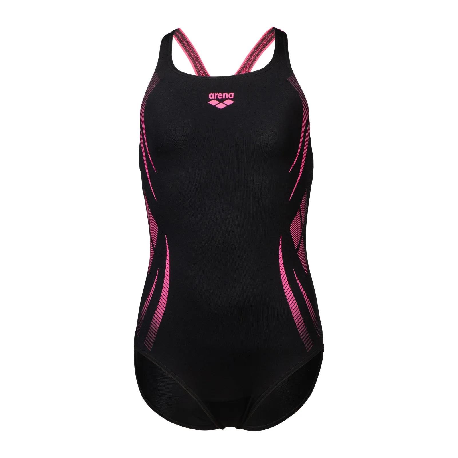 Купальник закритий для дівчат Arena POSEIDONIA SWIMSUIT SWIM PRO B 140 см Чорний ( 009005-590 140 см)