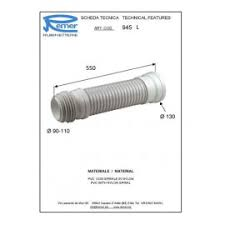 Гофра для унітазу Remer з металевою спіраллю стискна 550 мм (945) - фото 2 Гофра для унітазу Remer з металевою спіраллю стискна 550 мм (945) - фото 2