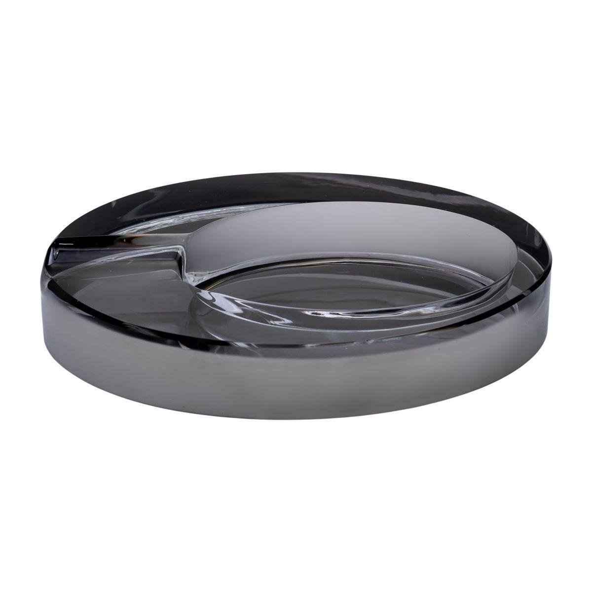 Попільничка скляна для сигарет HP-4-135 13х7,5х2,5 см Сірий (A-034140)