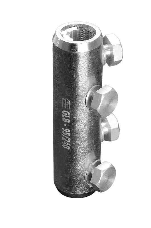 Гільза алюмінієва АСКО-УКРЕМ GLB-95/240 з відривними болтами 4 шт. 95-240 мм2 125 мм (A0060250004)