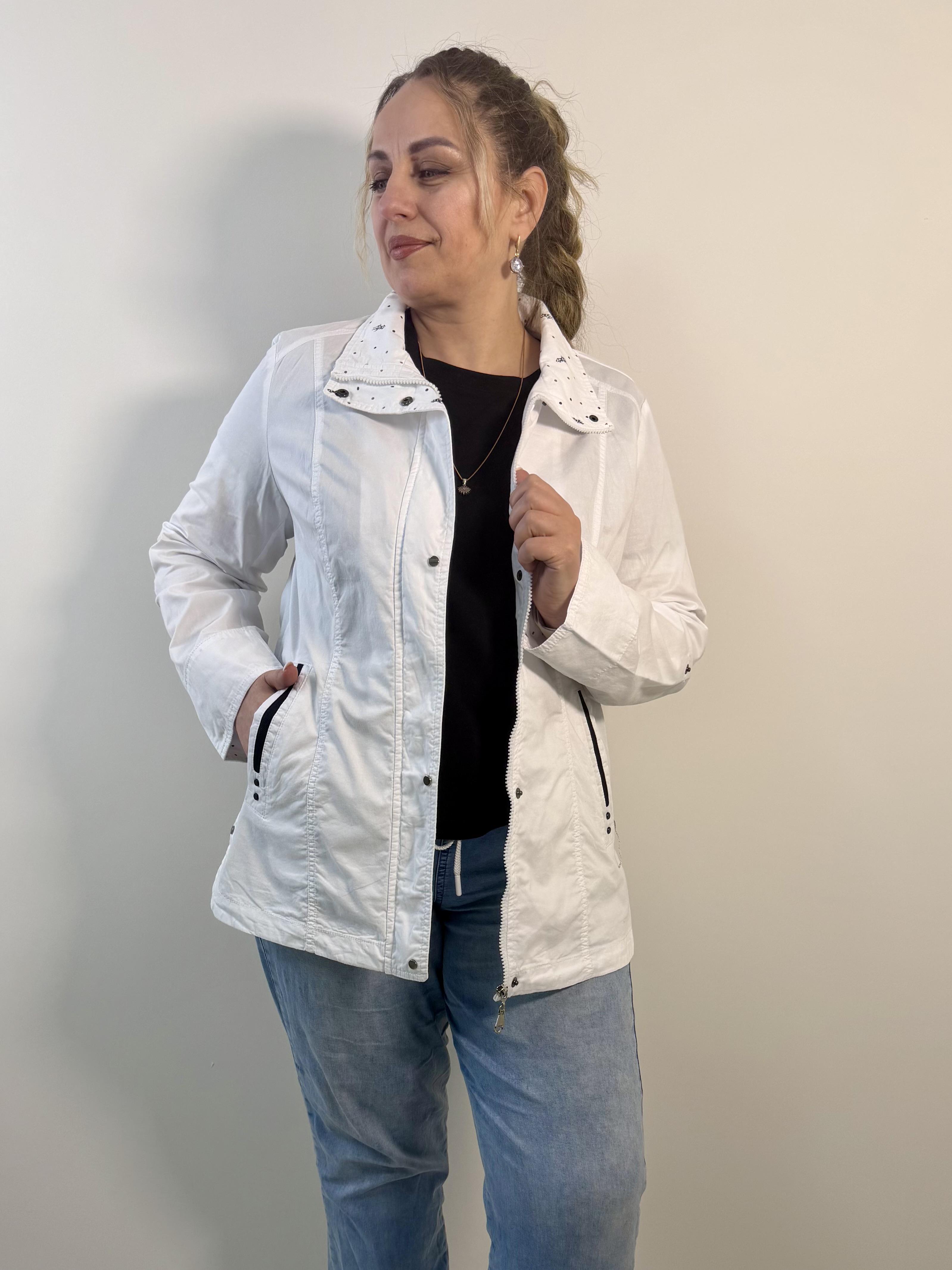 Куртка-вітрівка жіноча oversize 5XL Білий (591/5XL(Б))