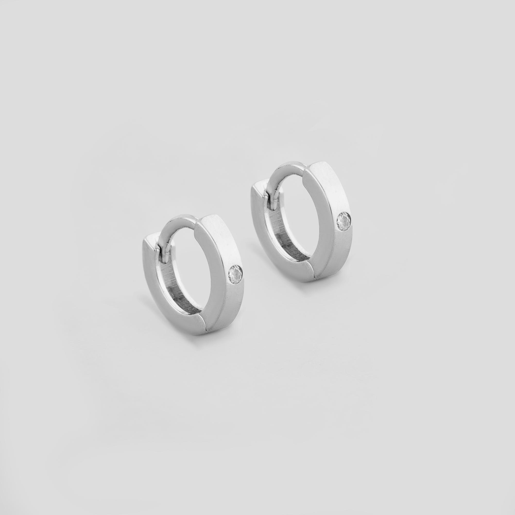 Серебряные серьги Minimalй Личный полюс (15622) Серебряные серьги Minimalй Личный полюс (15622)