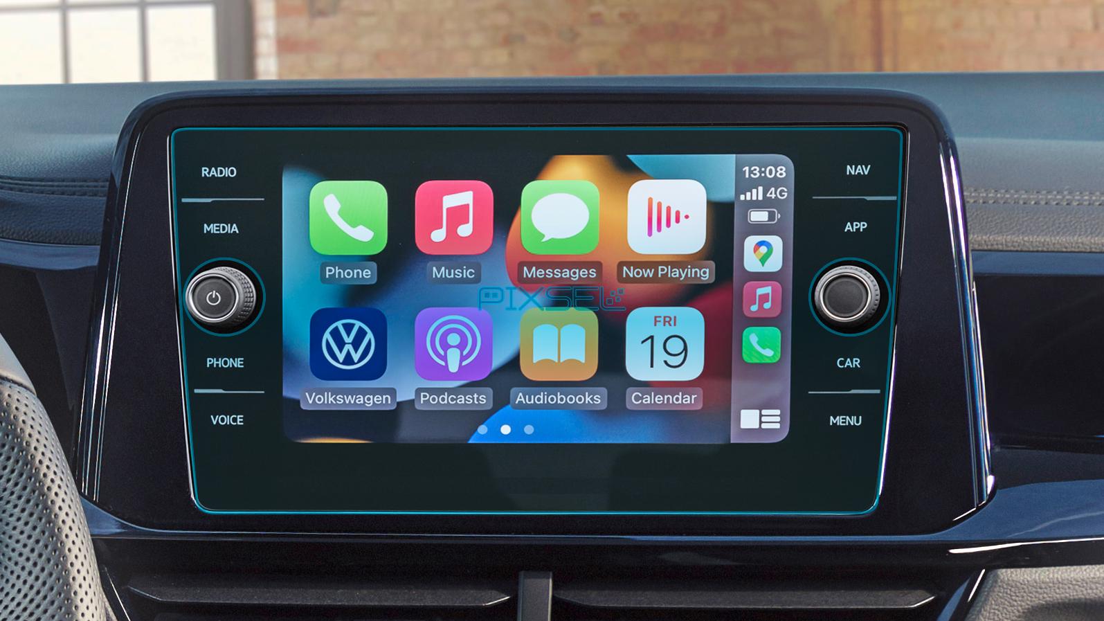 Захисне скло Pixsel гібридне матове на монітор Volkswagen T-ROC 10,9“ 2021-2022