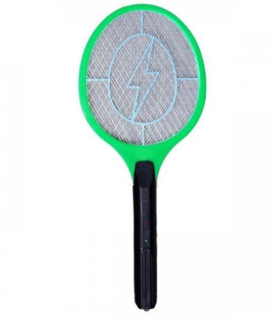 Мухобойка электрическая Rechargeable Mosquito-hitting Swatter на аккумуляторе Зеленый (KA 8701/2)