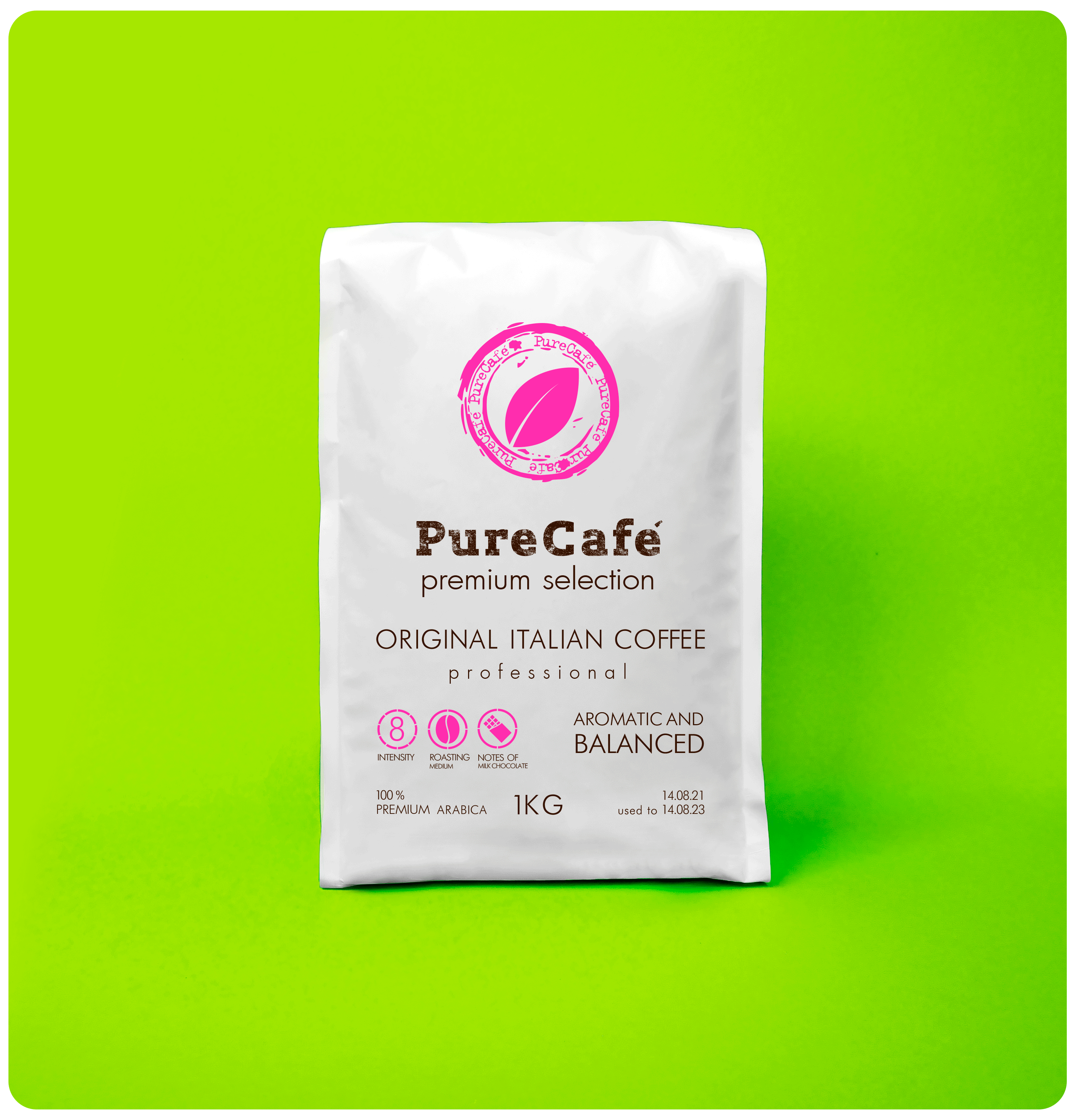 Кофе в зернах PureCafe Premium Selection 1 кг - фото 3