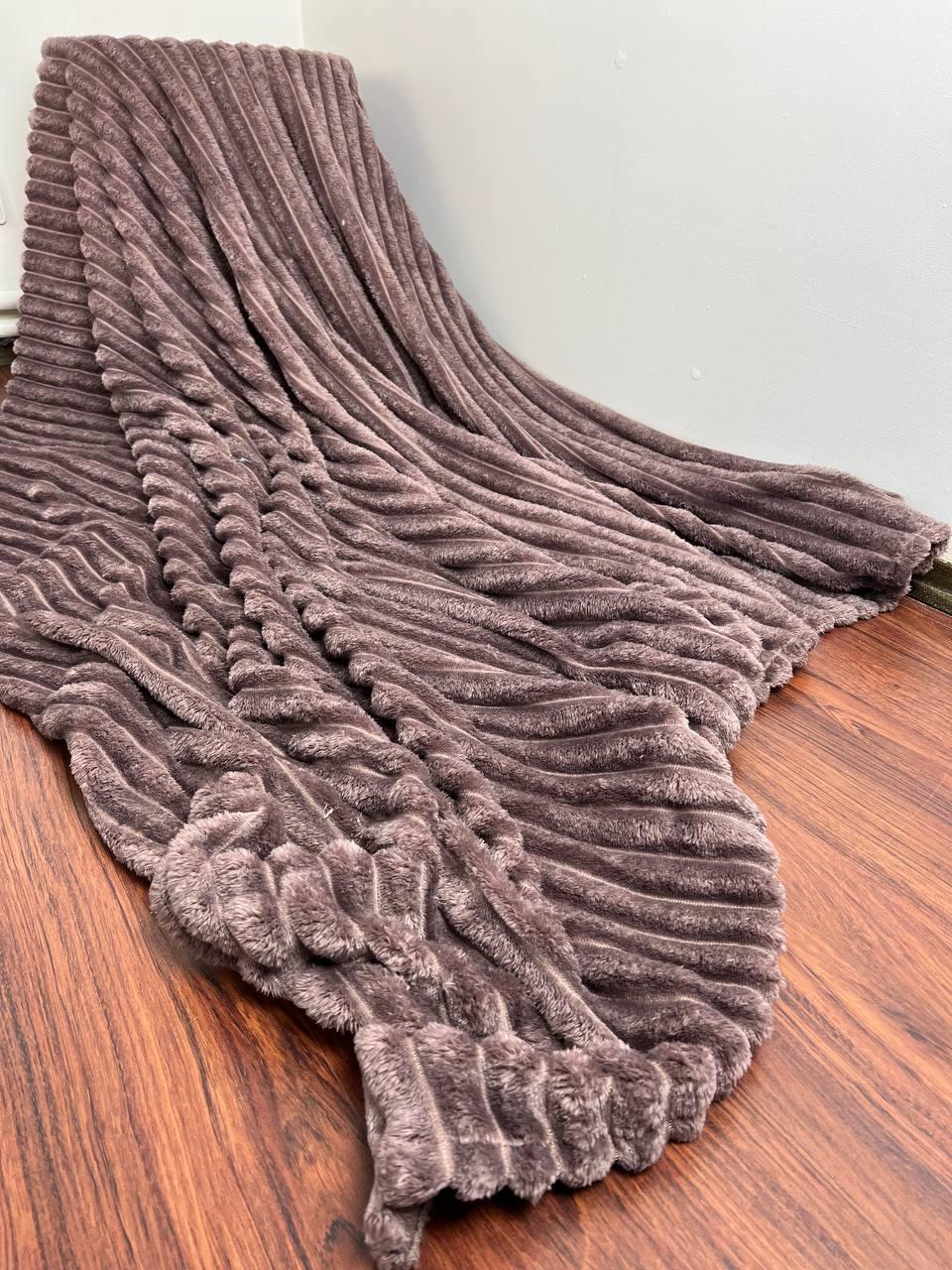 Плед Королевский шарпей двуспальный 180х220 см Пыльная роза - фото 2 Плед Королевский шарпей двуспальный 180х220 см Пыльная роза - фото 2