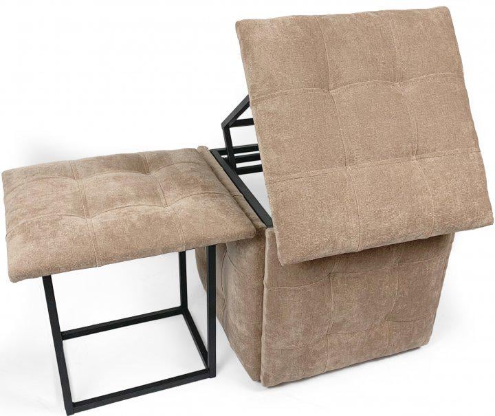 Пуф трансформер Luxury KADIS 5в1 Темно бежевый (9356738) - фото 5 Пуф трансформер Luxury KADIS 5в1 Темно бежевый (9356738) - фото 5