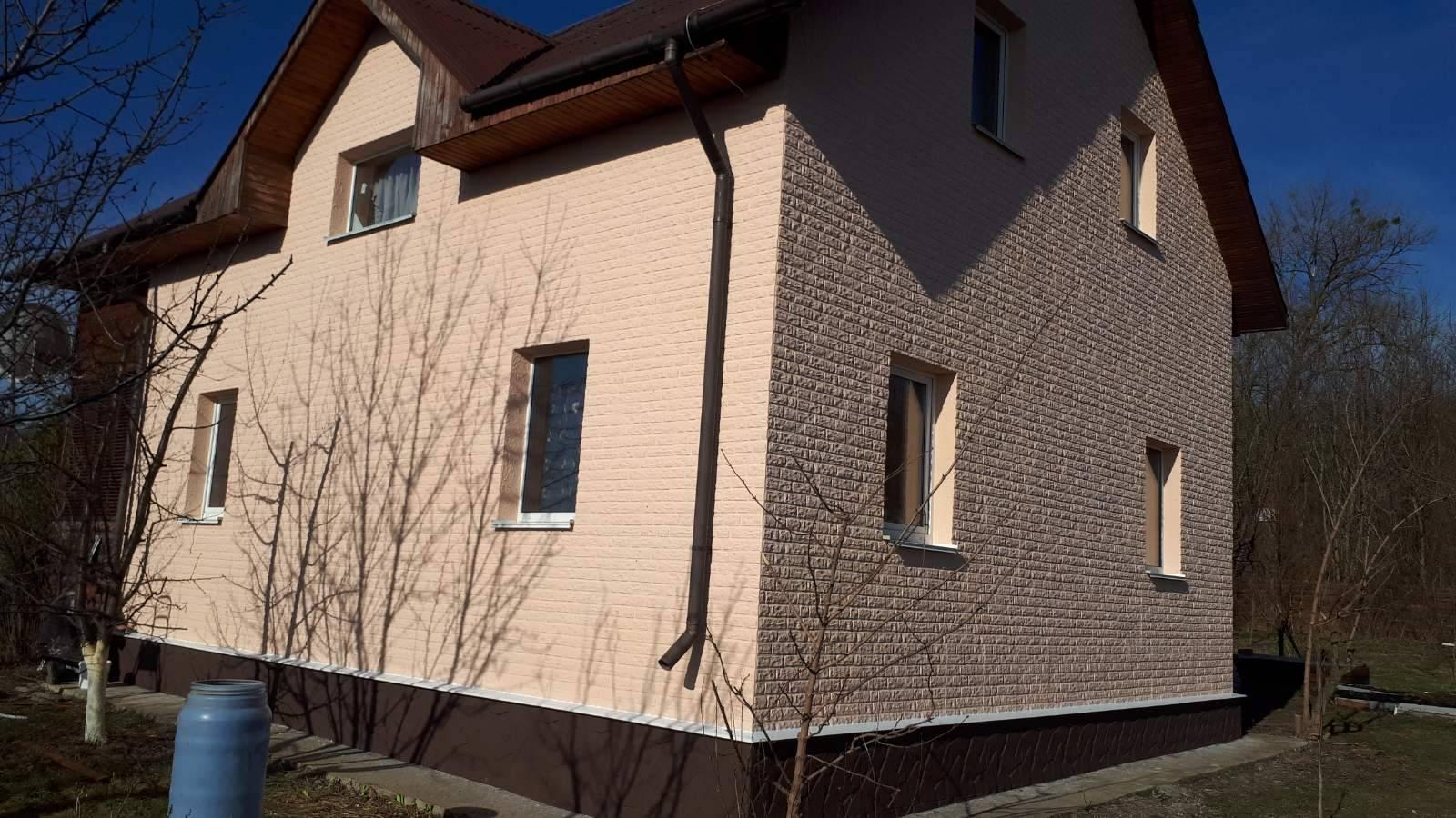 Термопанель фасадная на пенопласте с пазом Кирпич гладкий 450х450х100 мм (9825804) - фото 3