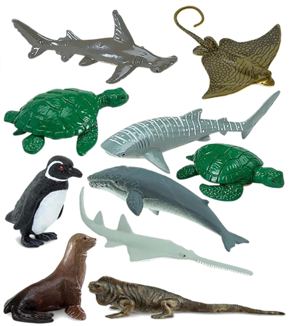 Набор фигурок Safari Ltd Вымирающие морские жители в тубусе (23322989)