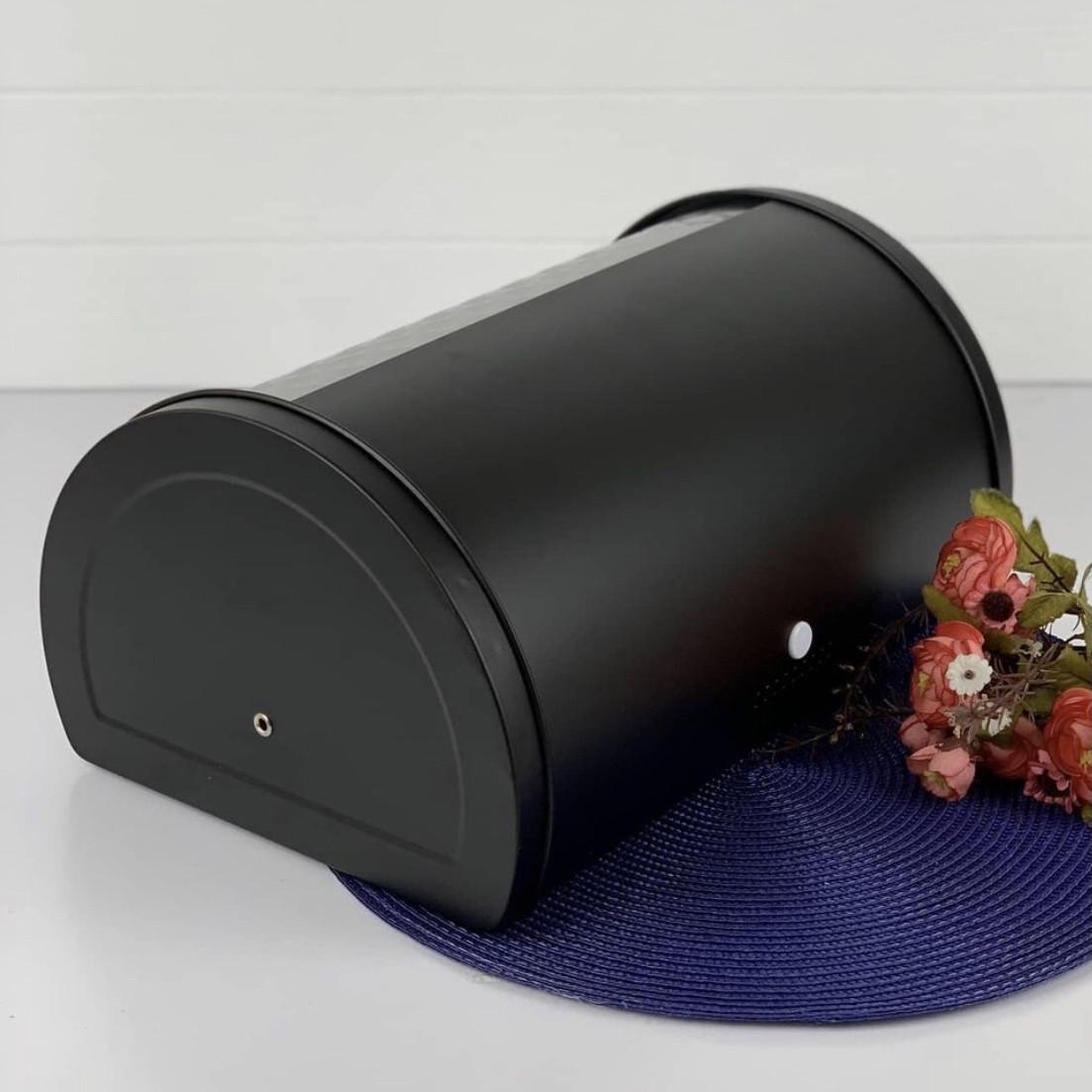 Хлібниця Edenberg і з відкидною кришкою Чорний (EB-151) - фото 4 Хлібниця Edenberg і з відкидною кришкою Чорний (EB-151) - фото 4