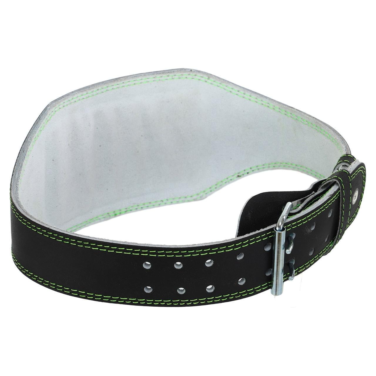 Пояс атлетический кожаный FAIRTEX 167075 100-112 см с подкладкой для спины S-XL спинка 15 см (2532847759)