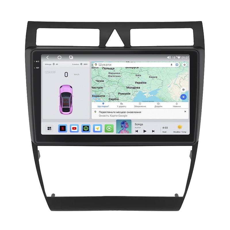 Автомагнитола штатная Lesko QLED CarPlay/4G/Wi-Fi/GPS для Audi A6 II C5 1997-2001 4/64Gb 9" (2318090354)