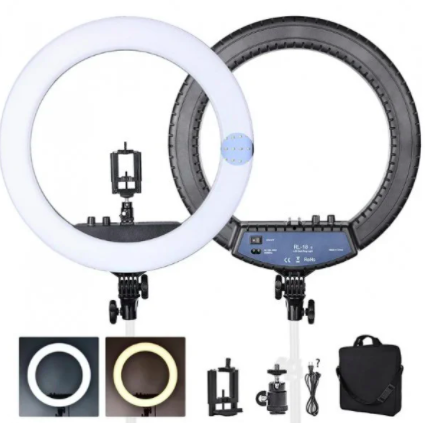 Кільцева професійна led лампа D45 см HQ18 з пультом (HQ 18-VP) - фото 6