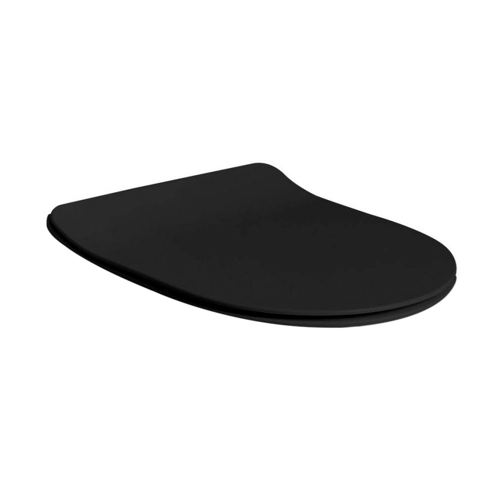 Кришка для унітазу AXA Glomp Mini Чорний матовий (329107)