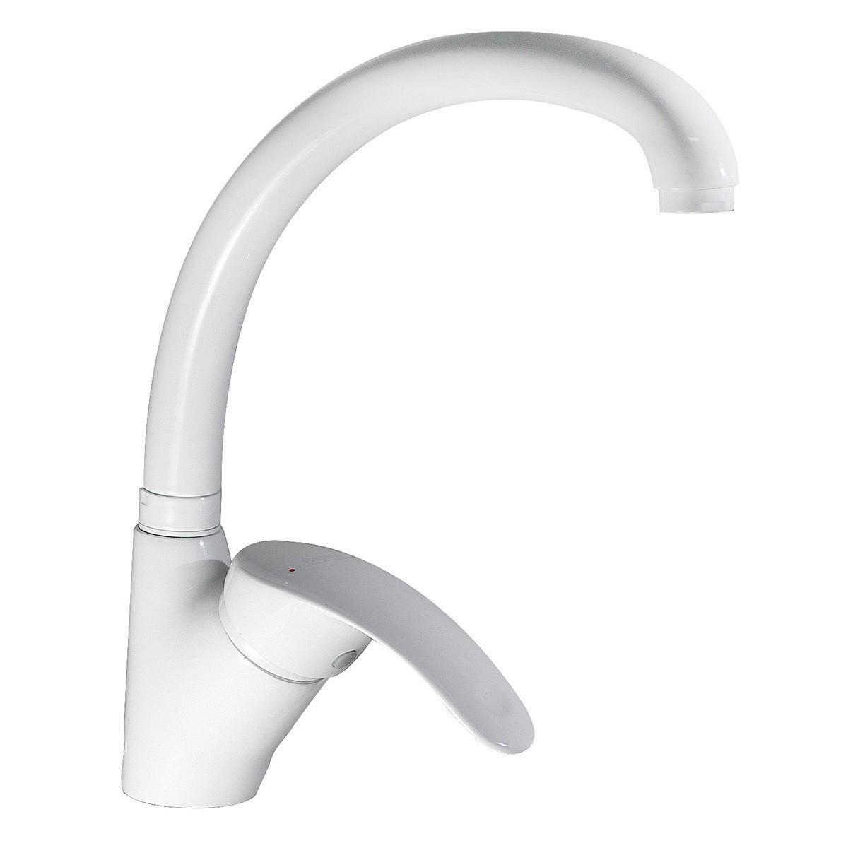 Смеситель для кухни Haiba MARS 011 Белый (HB0811)