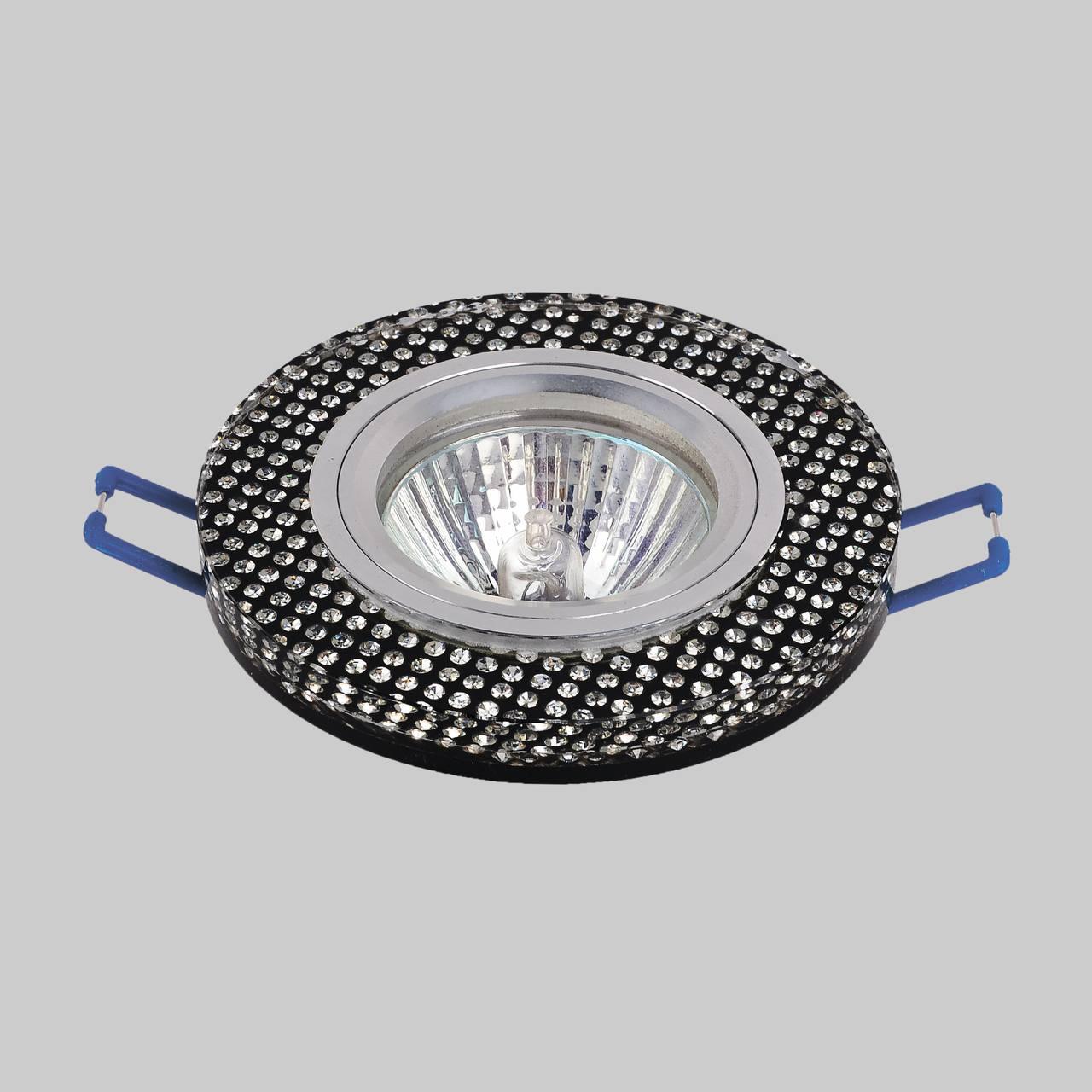 Светильник круглый стеклянный Черный (05-71)