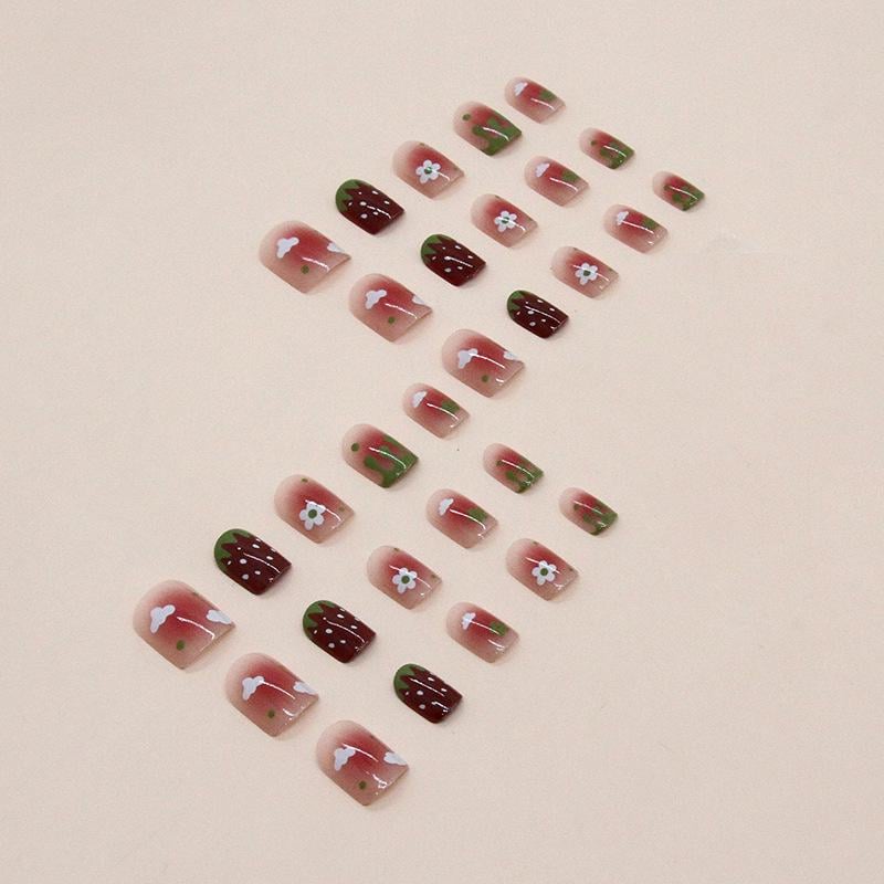 Накладные ногти с клеем Bananahall 13441 24 шт. Розовый (A9880) - фото 2 Накладные ногти с клеем Bananahall 13441 24 шт. Розовый (A9880) - фото 2