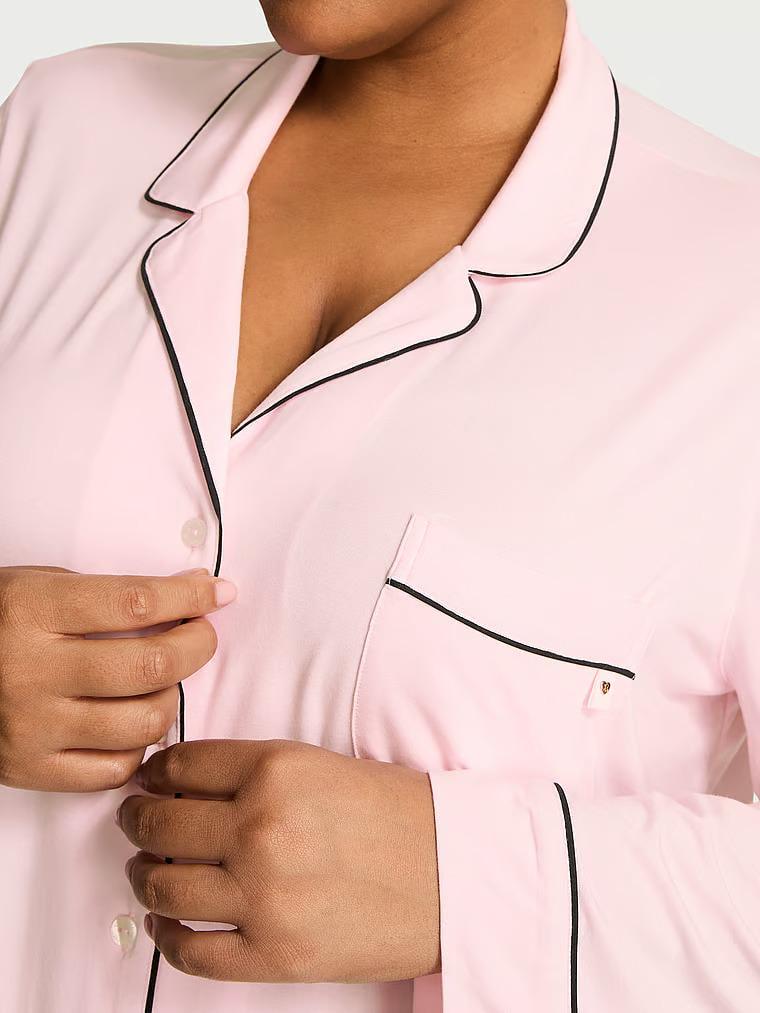 Піжама модал сорочка/шорти Victoria's Secret Modal Soft Short Pajama Set XS Рожевий (27058172) - фото 2 Піжама модал сорочка/шорти Victoria's Secret Modal Soft Short Pajama Set XS Рожевий (27058172) - фото 2