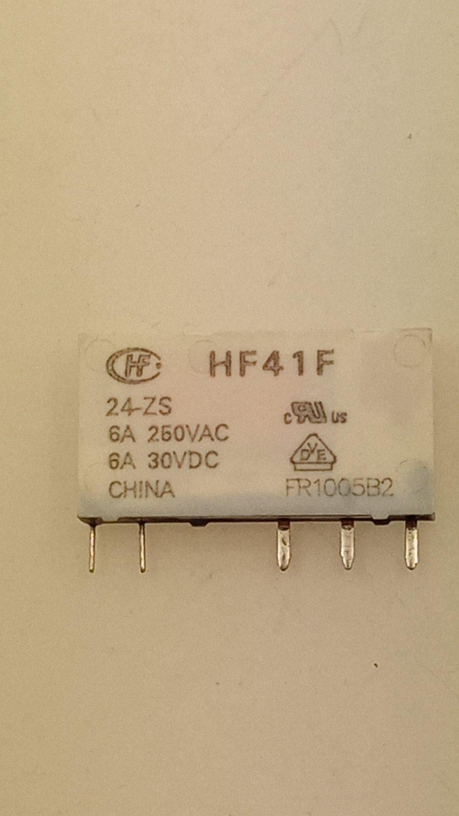 Реле HF41F 24-ZS 24VDC.6A 250VAC (17733)
