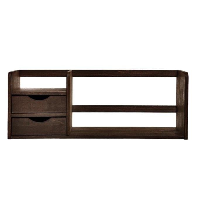 Полиця книжкова настільна з дерева Боленто Капучино (КПА-017209)