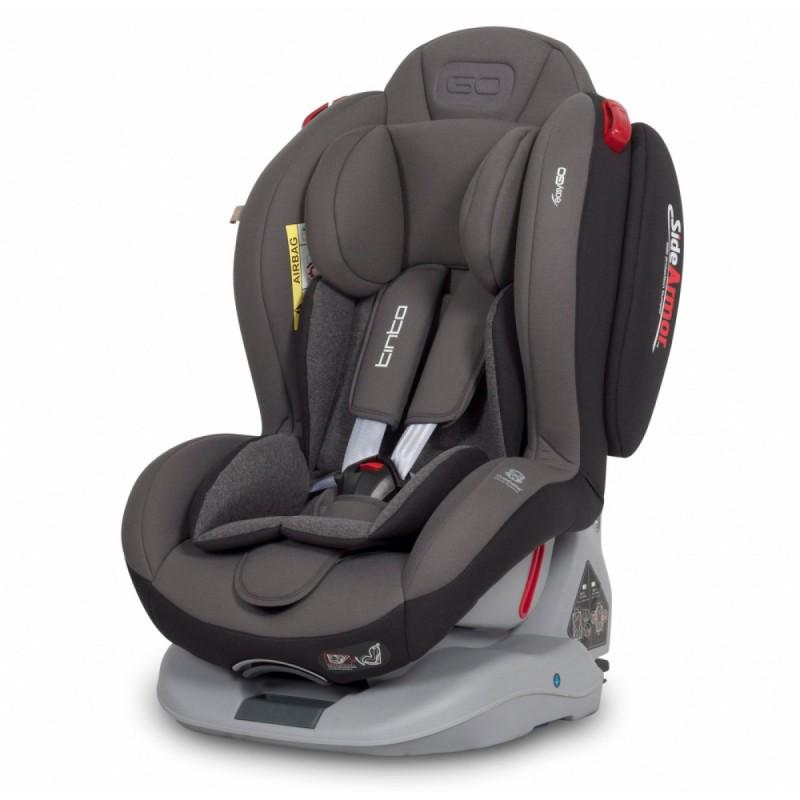 Автокрісло EasyGo Tinto 0-1-2 група 0-25 кг із системою Isofix Темно-сірий (Tinto-3)