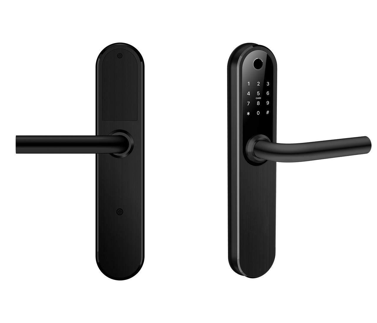 Замок дверний біометричний розумний SEVEN LOCK SL-7768BF 85 мм Black (2469237345) - фото 3 Замок дверний біометричний розумний SEVEN LOCK SL-7768BF 85 мм Black (2469237345) - фото 3