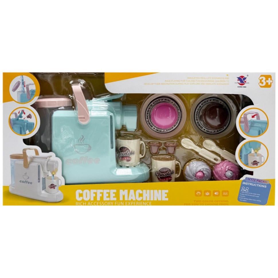 Игрушечная кофемашина Bambi Бирюзовый с водой (IM-176-M-985)