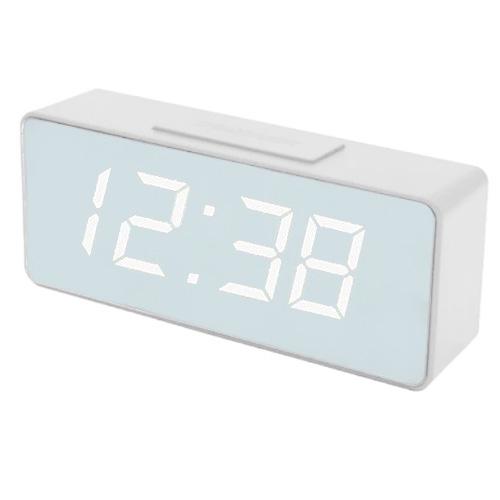 Часы электронные с зеркальным дисплеем VST-886Y-6 Белый (24669caa)