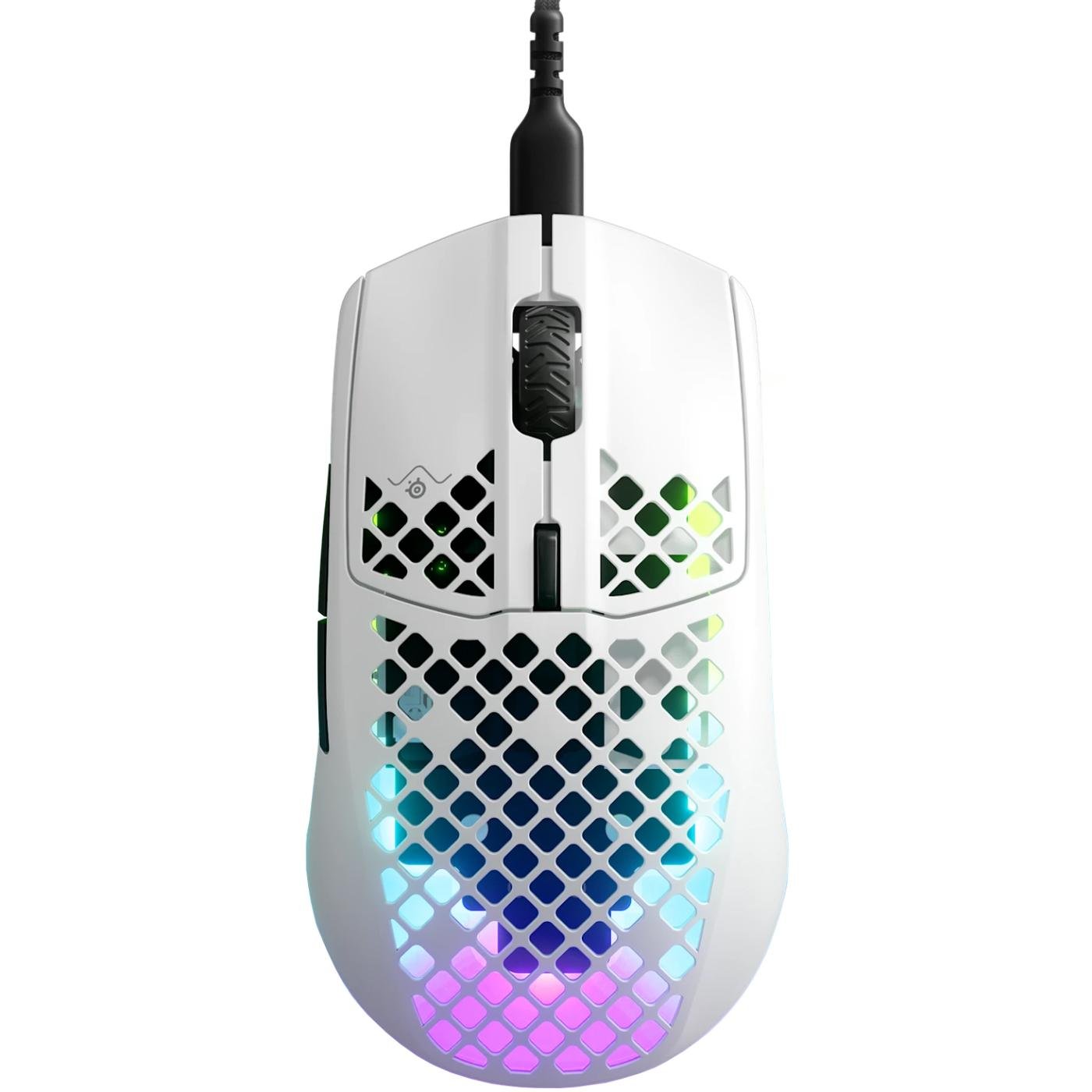 Комп'ютерна мишка ігрова провідна SteelSeries Aerox 3 Snow 2022 Edition 8500 dpi USB White (62603)