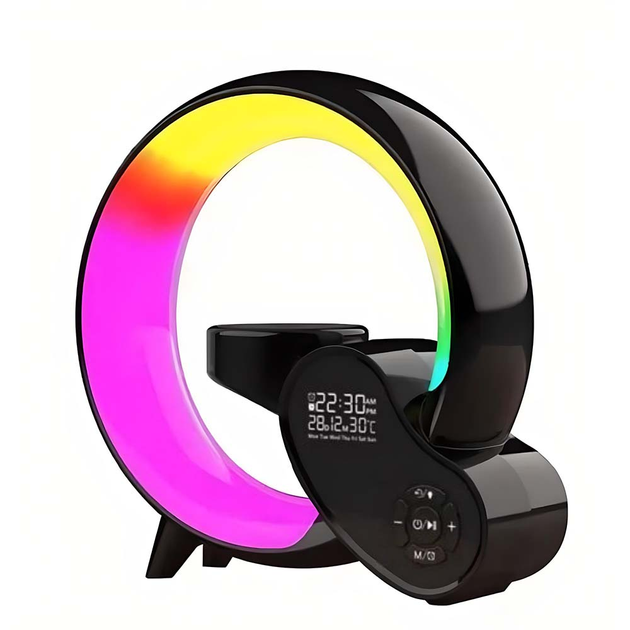 Лампа настільна з Bluetooth-колонкою G-Smart USB BT-2309 Чорний