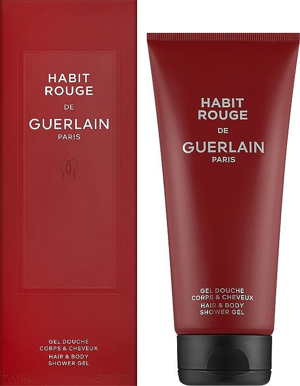 Гель для душа мужской Guerlain Habit Rouge 200 мл (380730)