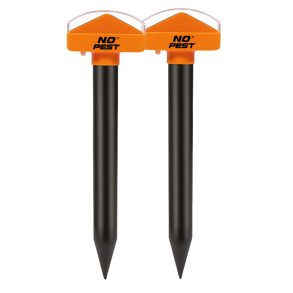 Отпугиватель кротов на солнечной батарее No Pest Mole Repeller комплект 1800 м2