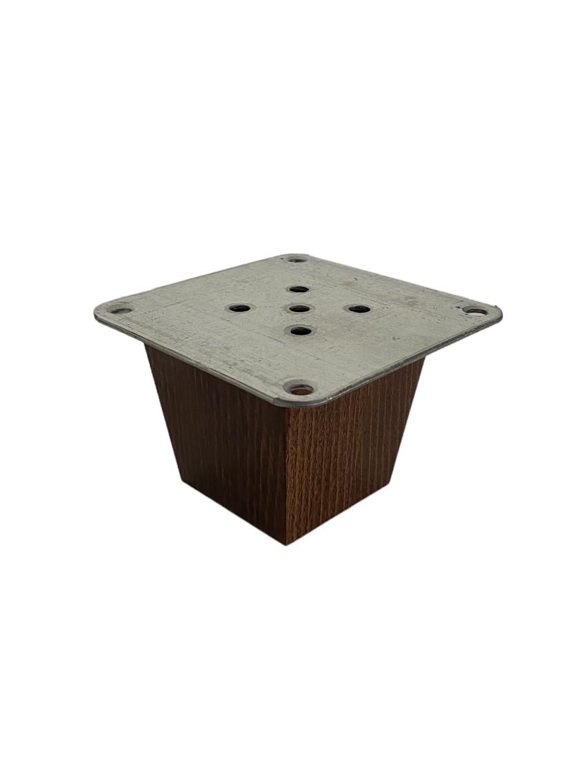 Комплект ножек мебельных для пуфов и комодов Орех - фото 2