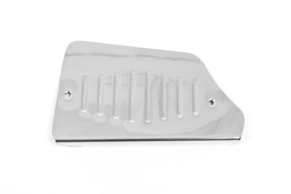 Накладка под ногу Carmos для Nissan Qashqai 2007-2010 гг. нержавеющая сталь Хром