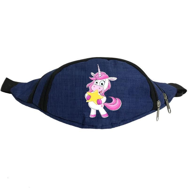 Поясная сумка-бананка Cappuchino toys Unicorn EDN 0021 Синий (1369989328)