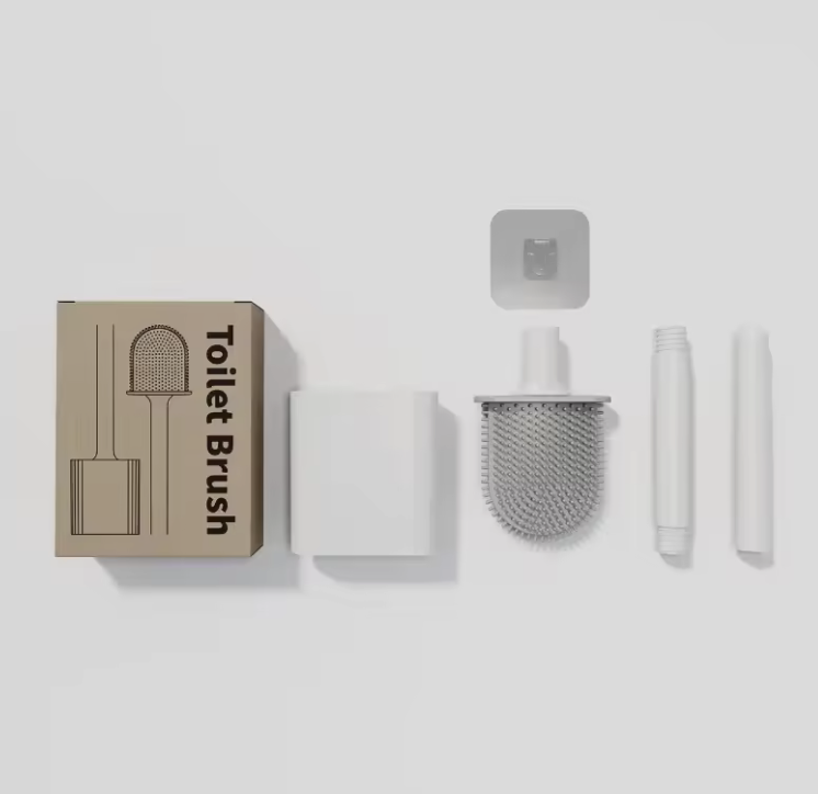 Щетка для туалета с гибкой силиконовой щетиной (2726347082) - фото 6 Щетка для туалета с гибкой силиконовой щетиной (2726347082) - фото 6