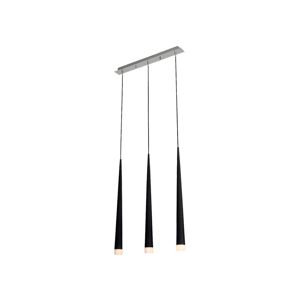 Подвесной светильник Azzardo AZ0118 Stylo 3 Black (MD1220B-3BK)