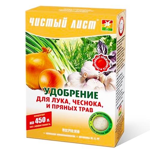 Удобрение Florium Чистый лист для лука чеснока и пряных трав 300 г