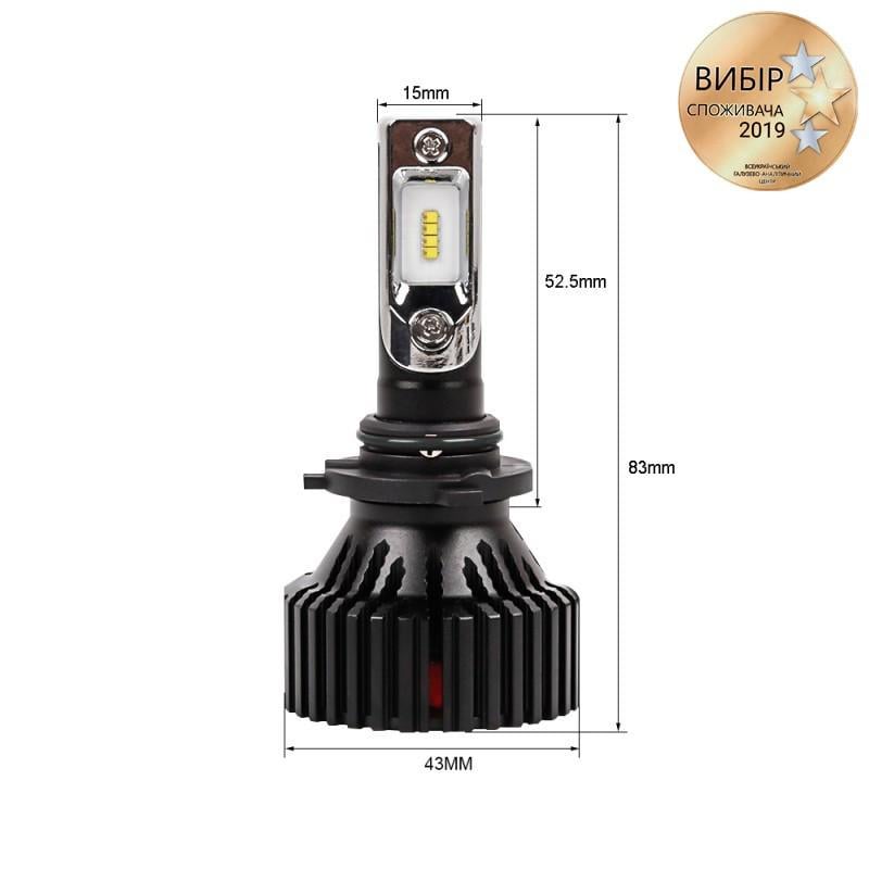 Світлодіодні автолампи HB4 CARLAMP Smart Vision Led для авто 8000 Lm 6500 K (10976667) - фото 3 Світлодіодні автолампи HB4 CARLAMP Smart Vision Led для авто 8000 Lm 6500 K (10976667) - фото 3