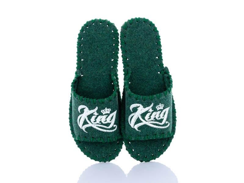 Тапочки фетровые мужские VENDS 368 р. 40-41 Зеленый