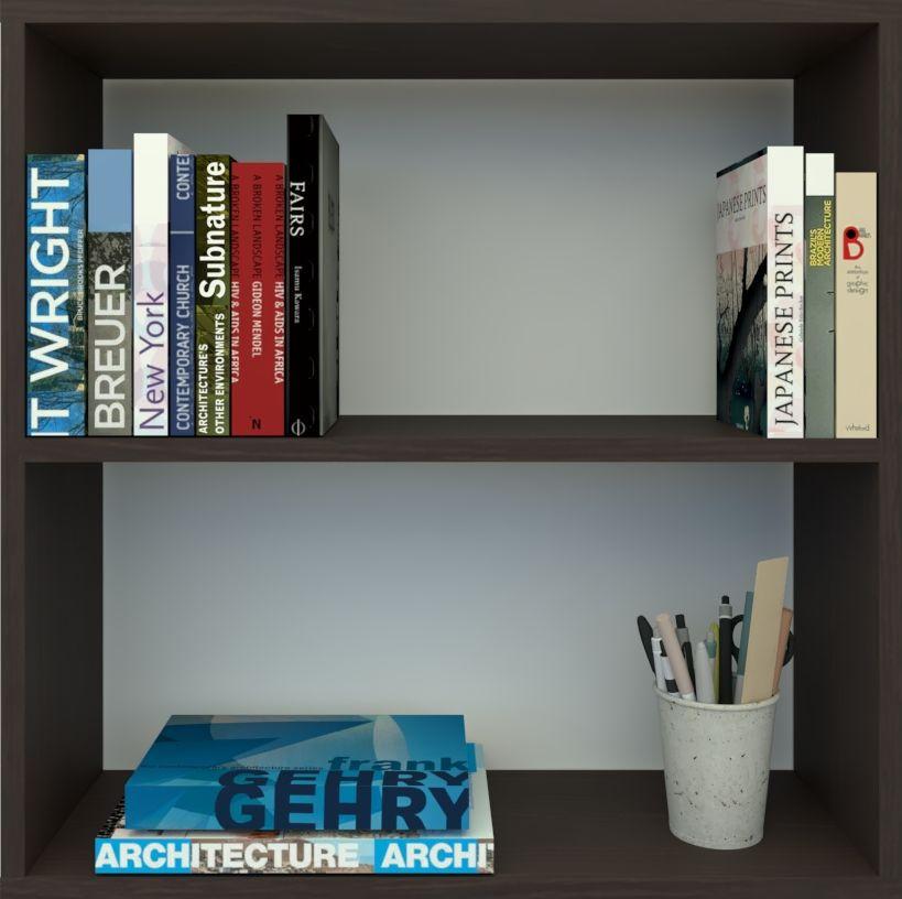 Полка на стену книжная Klick-System ПК-46 Венге магия