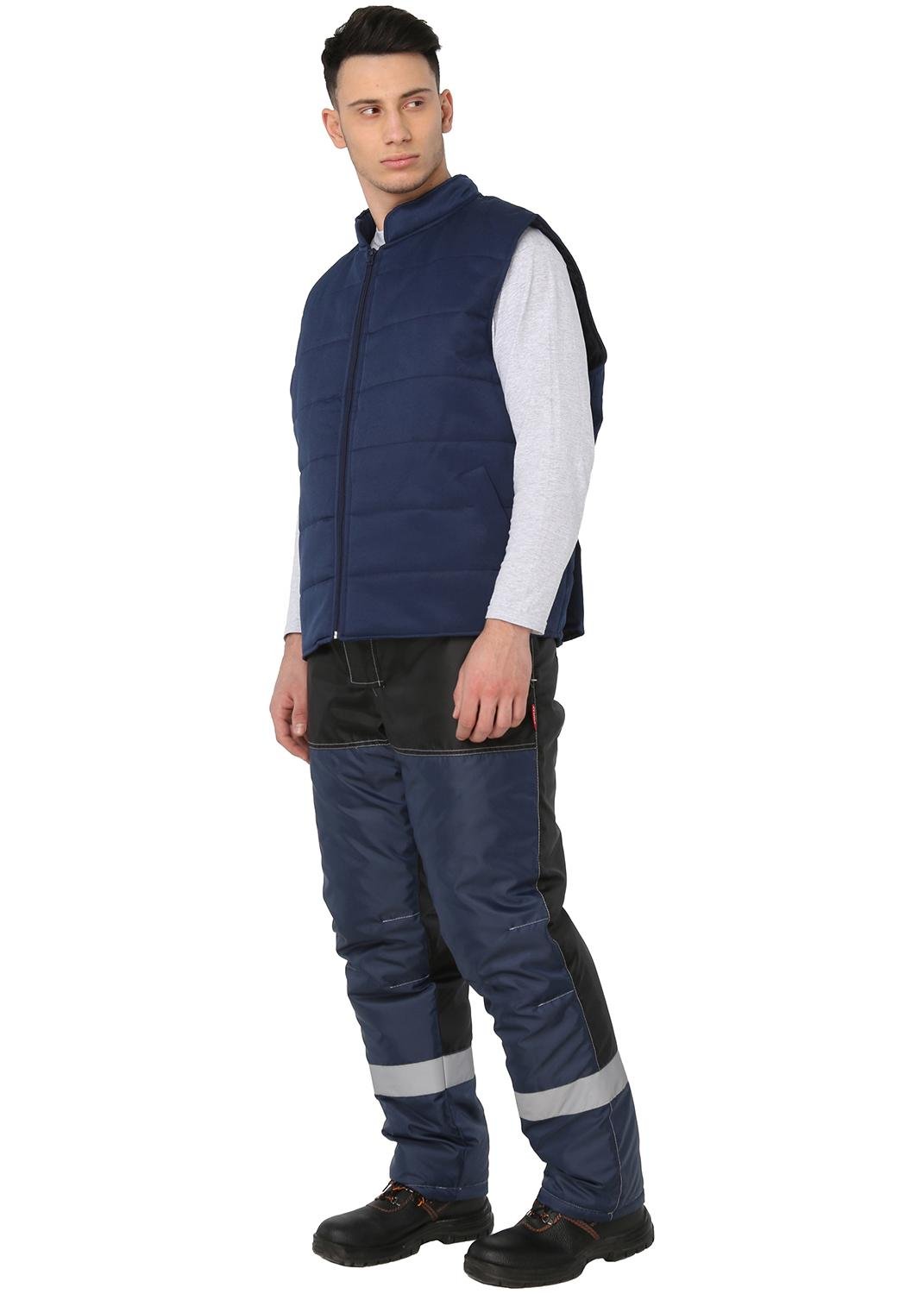 Жилет утепленный рабочий 220227 р. 48/50 Синий (22022704) - фото 2 Жилет утепленный рабочий 220227 р. 48/50 Синий (22022704) - фото 2