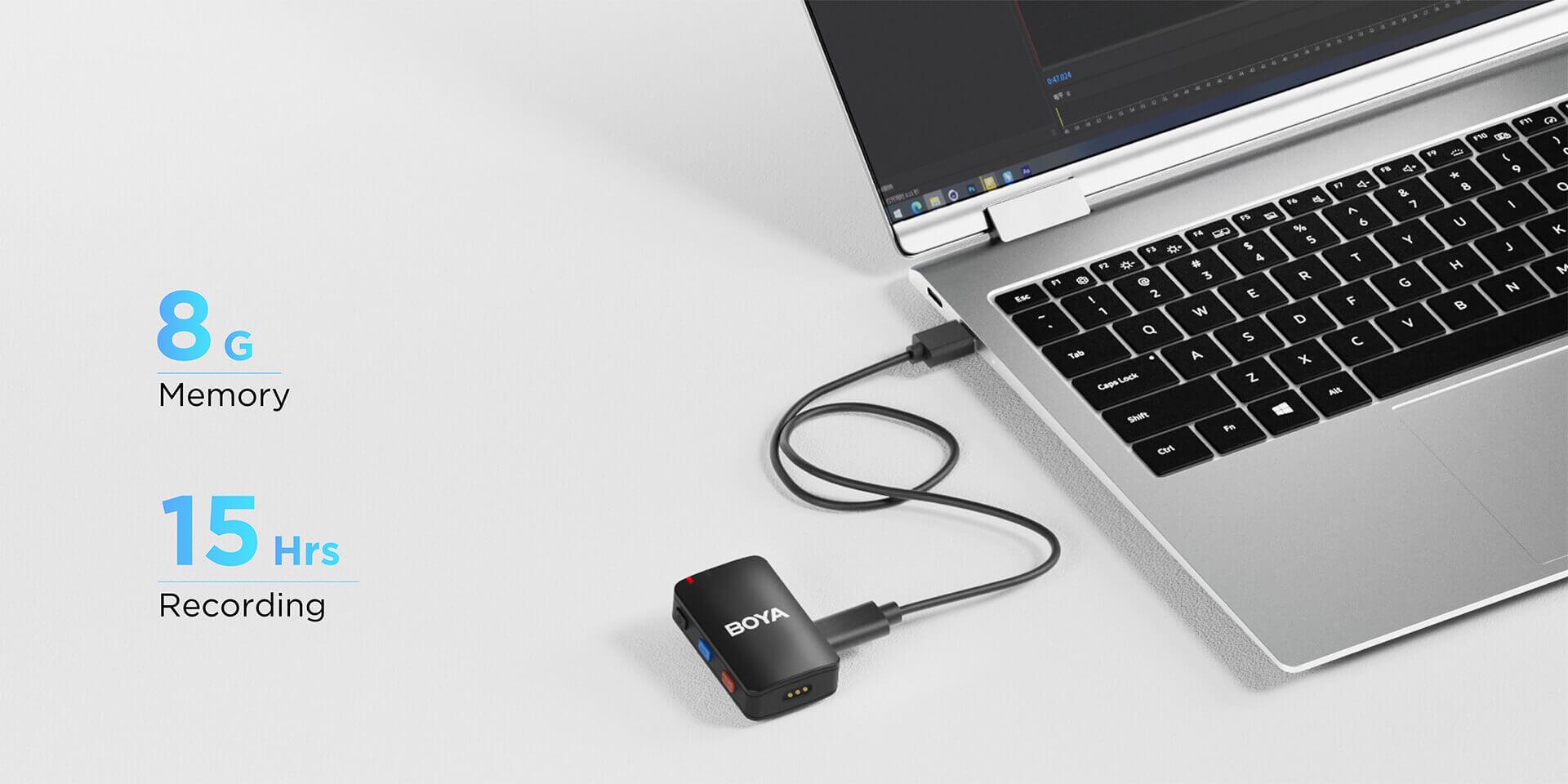 Микрофон петличный Boya Boyamic для видеокамеры/iPhone/Android с зарядным кейсом профессиональный 2 шт. (50030) - фото 6 Микрофон петличный Boya Boyamic для видеокамеры/iPhone/Android с зарядным кейсом профессиональный 2 шт. (50030) - фото 6