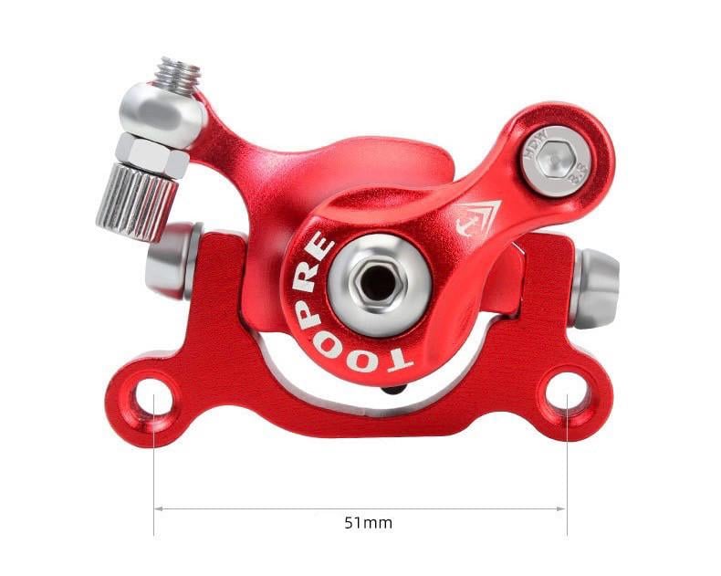 Тормозная дисковая вело машинка TOOPRE левосторонняя для дисков 120 мм 140 мм 160 мм суппорт колодки адаптер монтажные винты - фото 6 Тормозная дисковая вело машинка TOOPRE левосторонняя для дисков 120 мм 140 мм 160 мм суппорт колодки адаптер монтажные винты - фото 6