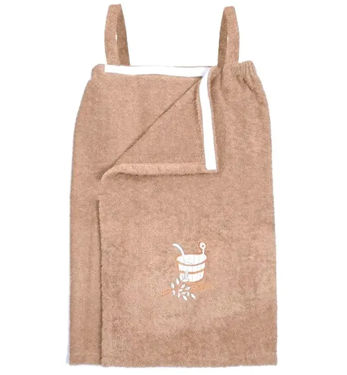 Набір сарафан жіночий для сауни і шапочка чалма - фото 5 Набір сарафан жіночий для сауни і шапочка чалма - фото 5