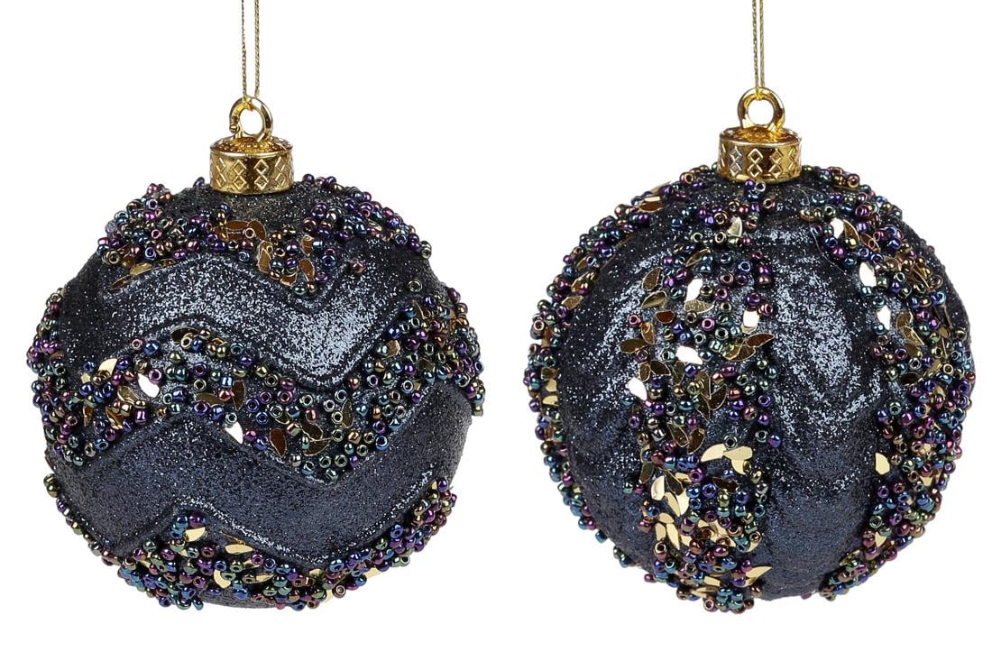 Шар новогодний BonaDi D-8 см 12 шт. (182-910)