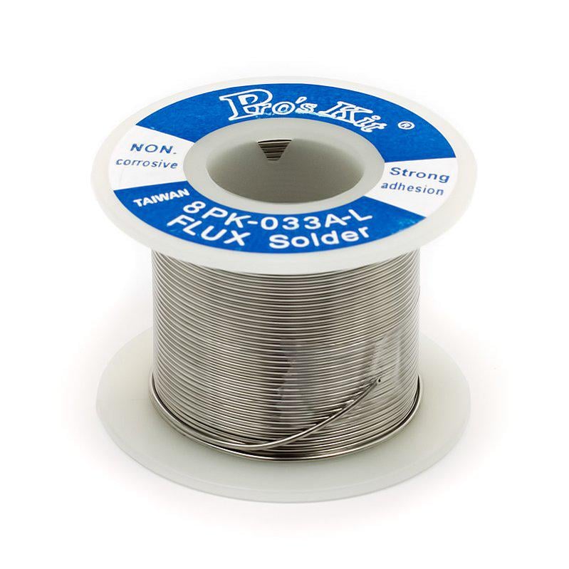 Припой Pro'sKit 8PK-033DD, Sn 62% Pb 36% Ag 2% 0,8 мм 100 г - фото 1
