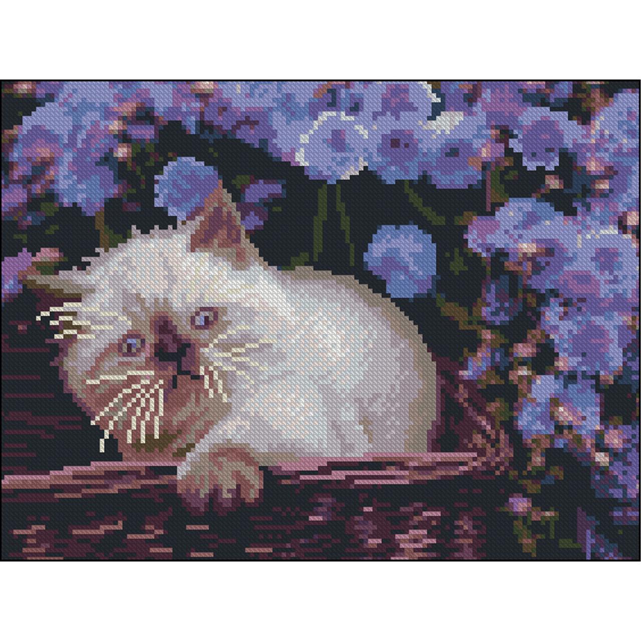 Алмазная мозаика Strateg Котенок без подрамника 30х40 см (ZAV3040-23)