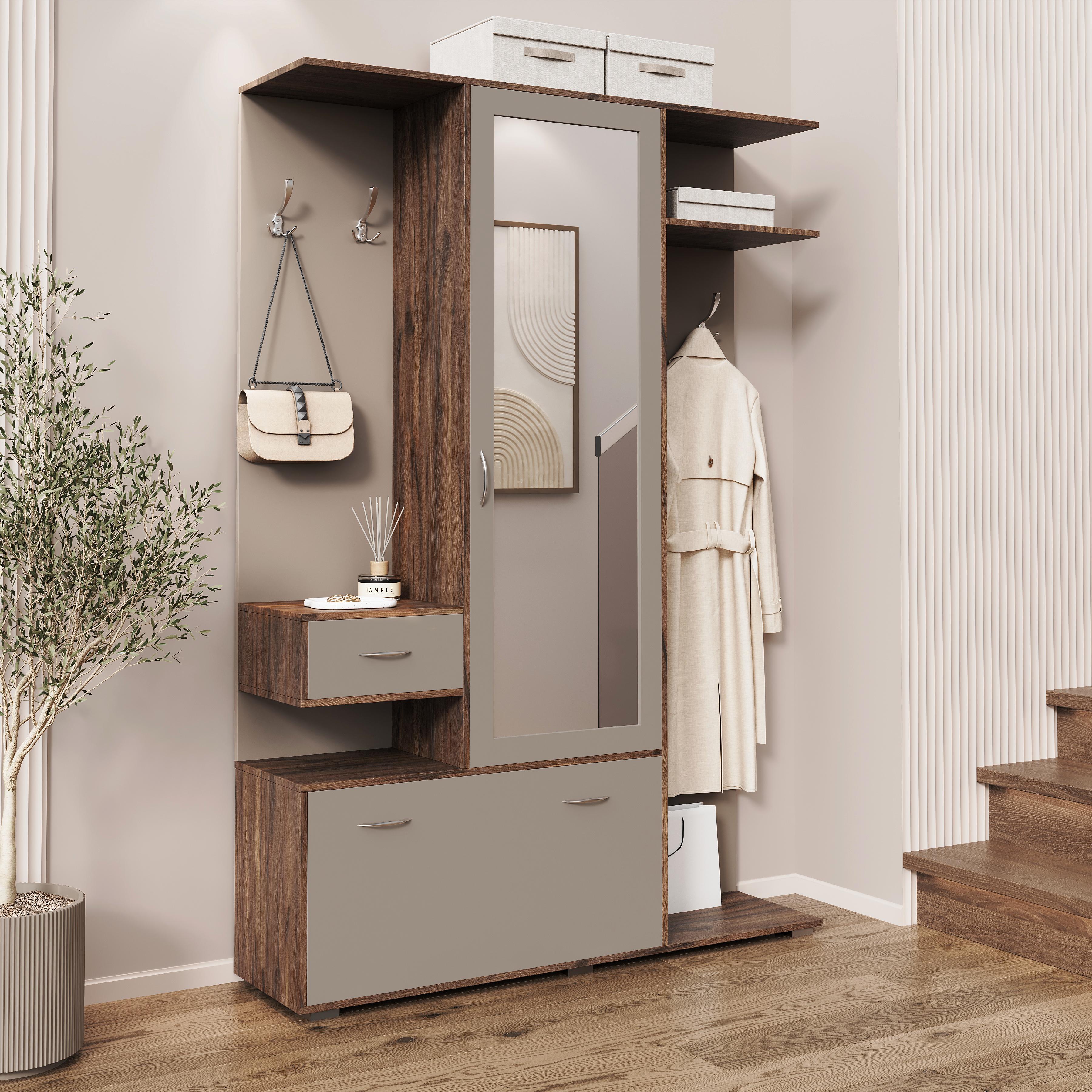 Передпокій Світ Меблів Грета 1400х370х2025 мм Дуб ливорно/Тоффі